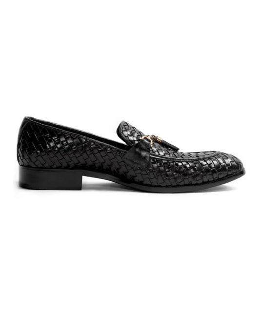 Black Tassel Loafer