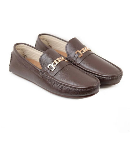 Pecan Baron Gold Loafer