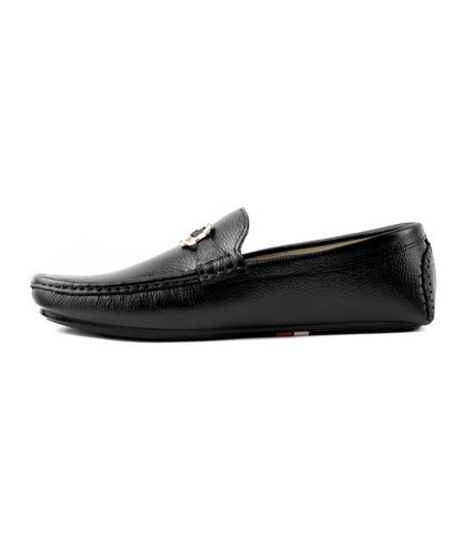 Black Leather Classic Loafer