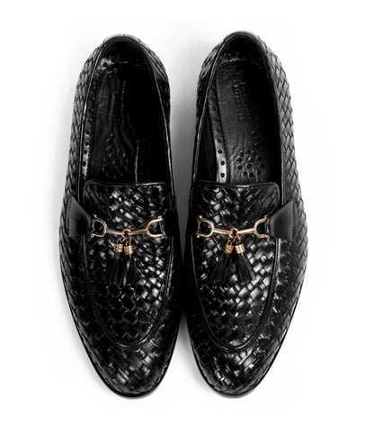 Black Tassel Loafer