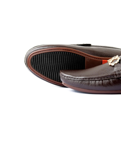 Brown Leather Classic Loafer